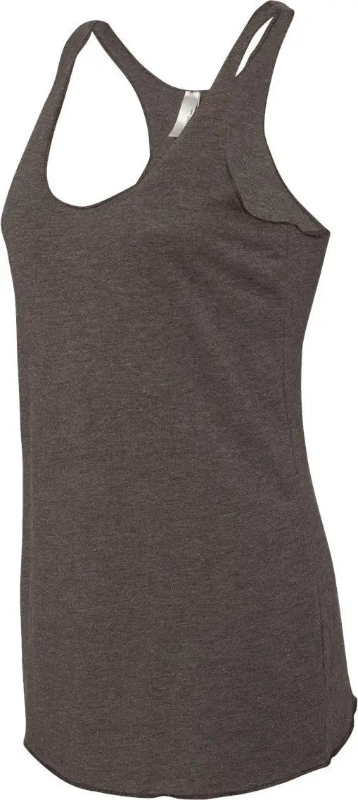Next Level 6733 Women’s Tr-blend Racerback Tank - Macchiato - Tan / Ladies Xs