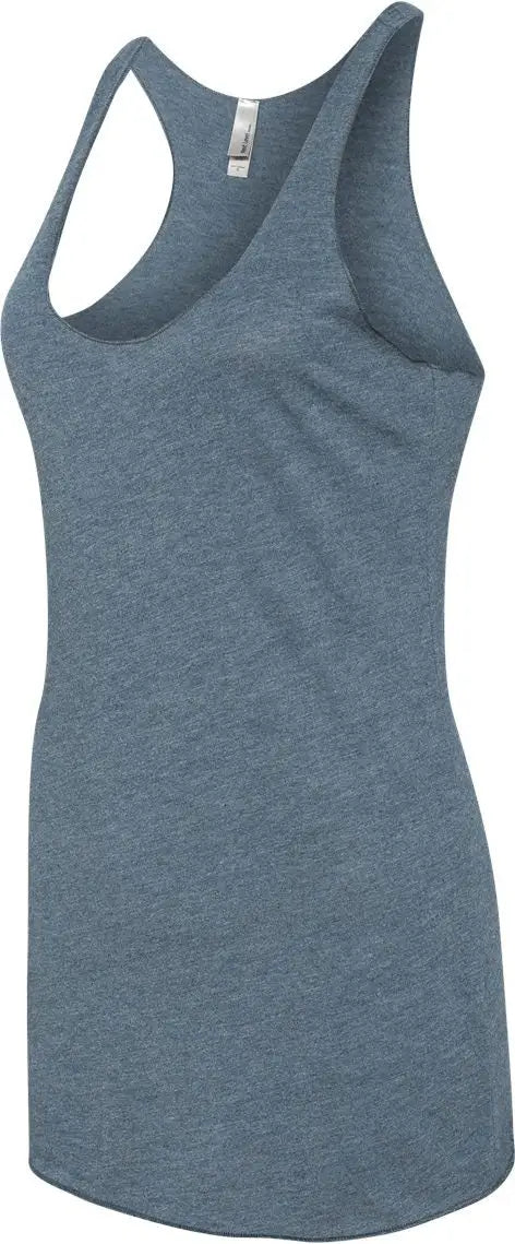 Next Level 6733 Women’s Tri-blend Racerback Tank - Indigo