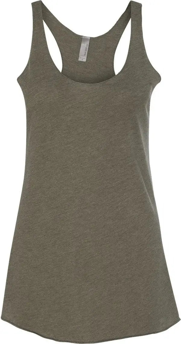 Next Level 6733 Women’s Tri-blend Racerback Tank - Military Green