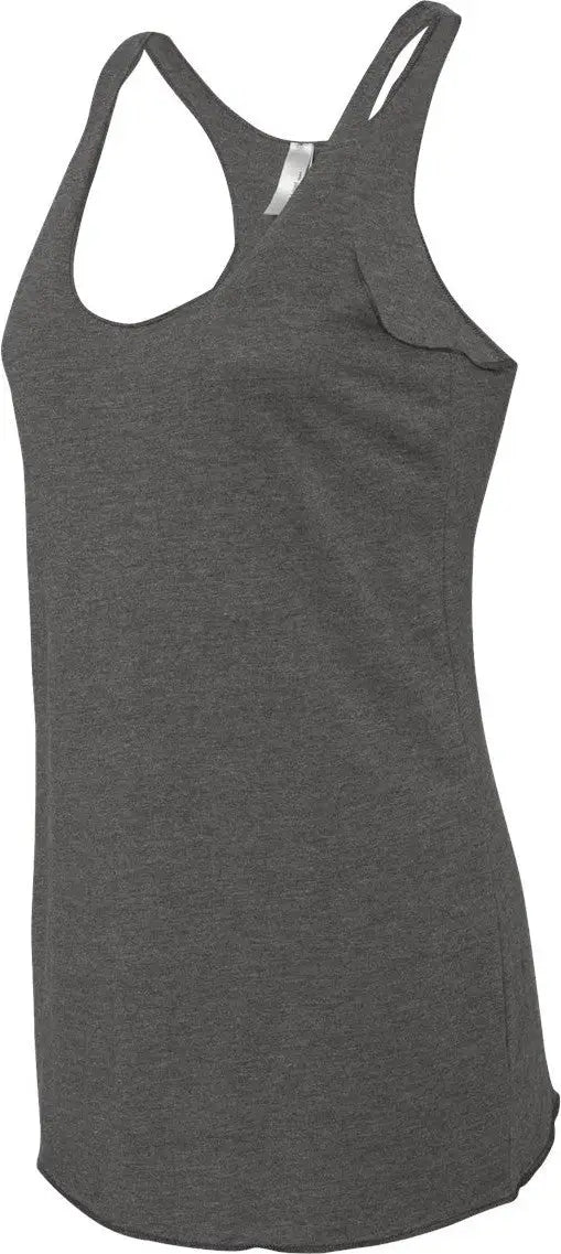 Next Level 6733 Women’s Tri-blend Racerback Tank - Premium Heather - Gray / Ladies Xs