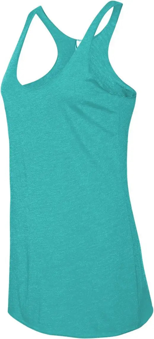 Next Level 6733 Women’s Tri-blend Racerback Tank - Tahiti Blue - Carolina / Ladies Xs