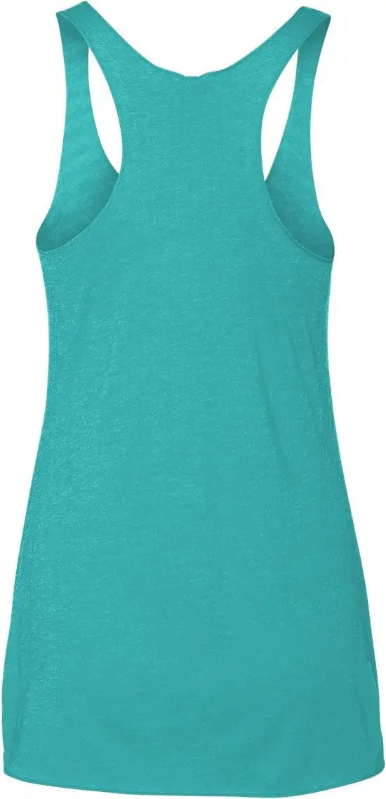 Next Level 6733 Women’s Tri-blend Racerback Tank - Tahiti Blue