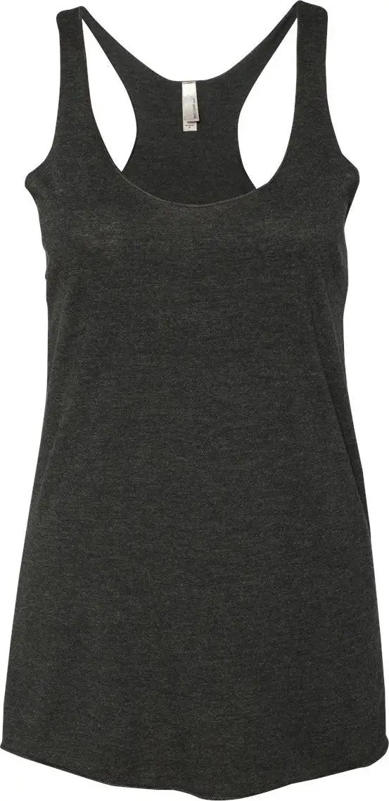 Next Level 6733 Women’s Tri-blend Racerback Tank - Vintage Black