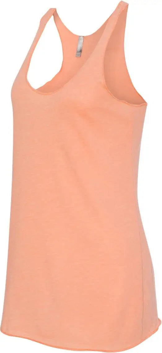 Next Level 6733 Women’s Tri-blend Racerback Tank - Vintage Light Orange - Ladies Xs