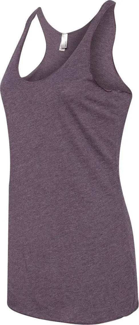Next Level 6733 Women’s Tri-blend Racerback Tank - Vintage Purple