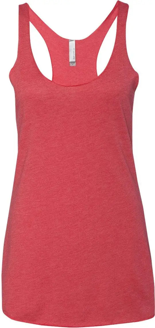 Next Level 6733 Women’s Tri-blend Racerback Tank - Vintage Red