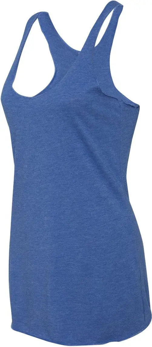 Next Level 6733 Women’s Tri-blend Racerback Tank - Vintage Royal - Ladies Xs