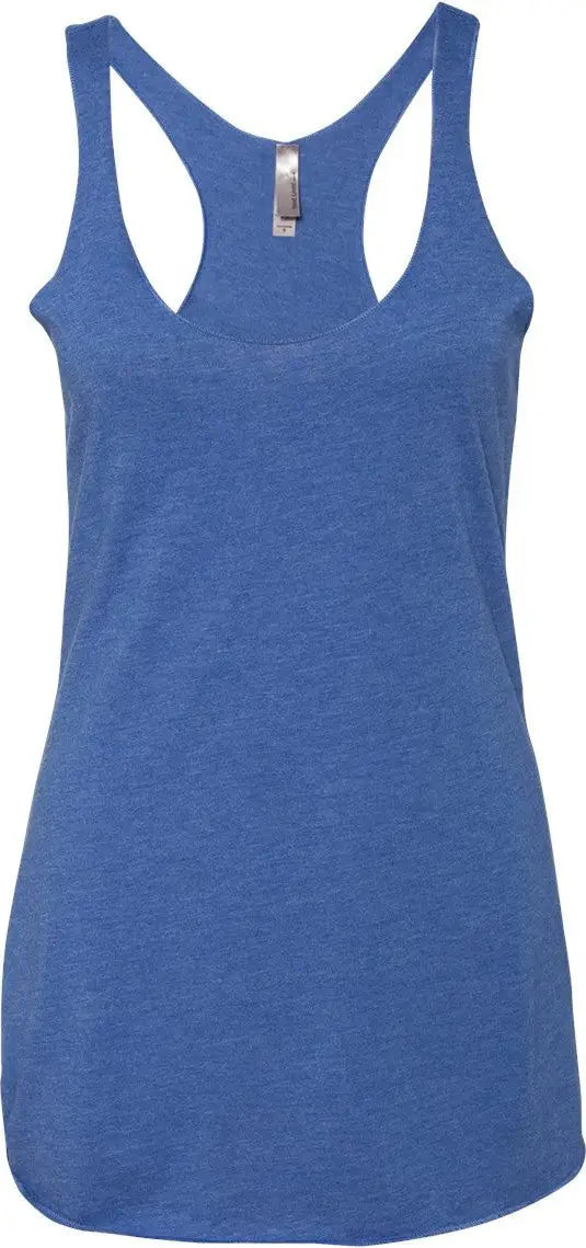 Next Level 6733 Women’s Tri-blend Racerback Tank - Vintage Royal