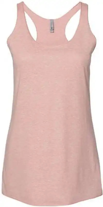 Next Level 6733 Womens Triblend Racerback Tank - Desert Pink