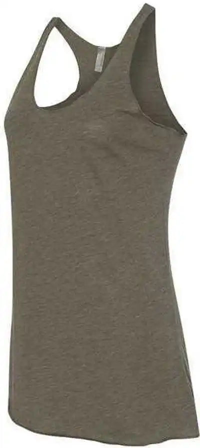 Next Level 6733 Womens Triblend Racerback Tank Military Green