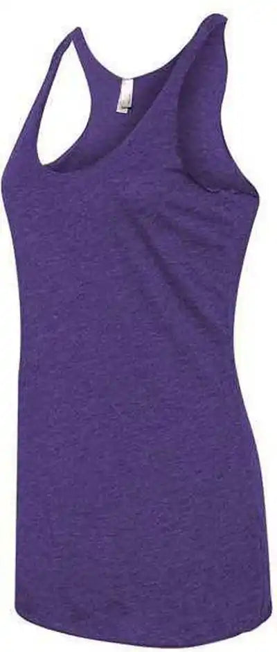 Next Level 6733 Womens Triblend Racerback Tank Purple Rush
