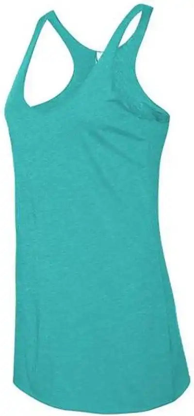Next Level 6733 Womens Triblend Racerback Tank Tahiti Blue