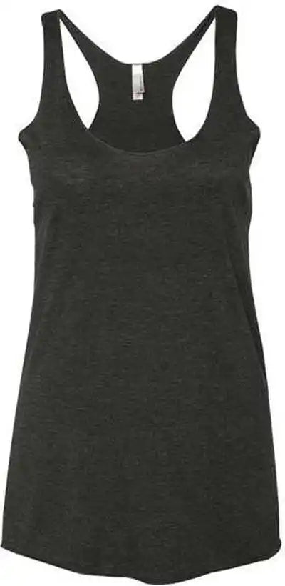 Next Level 6733 Womens Triblend Racerback Tank Vintage Black