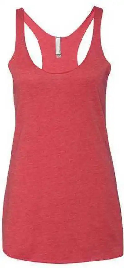 Next Level 6733 Womens Triblend Racerback Tank Vintage Red