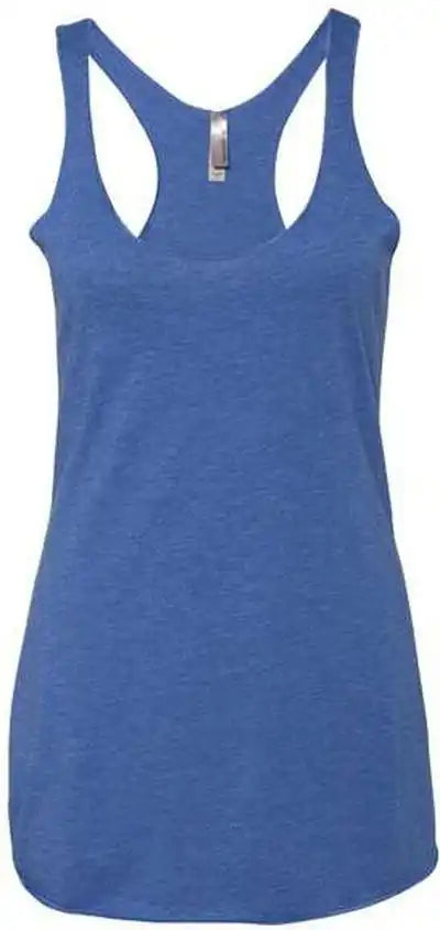 Next Level 6733 Womens Triblend Racerback Tank Vintage Royal
