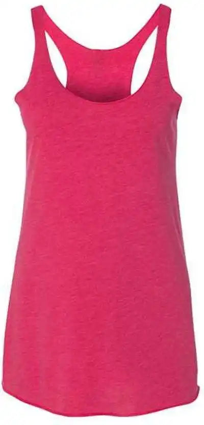 Next Level 6733 Womens Triblend Racerback Tank Vintage Shocking Pink