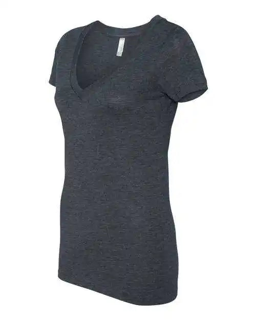Next Level 6740 Womens Triblend Short Sleeve Deep v - Vintage Navy