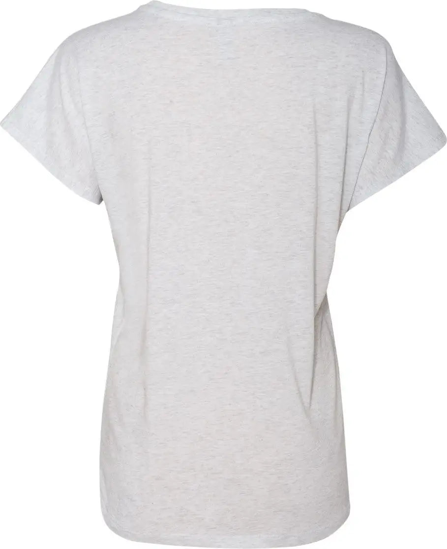 Next Level 6760 Women’s Tri-blend Dolman T-shirt - Heather White
