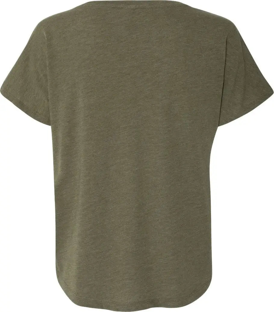 Next Level 6760 Women’s Tri-blend Dolman T-shirt - Military Green