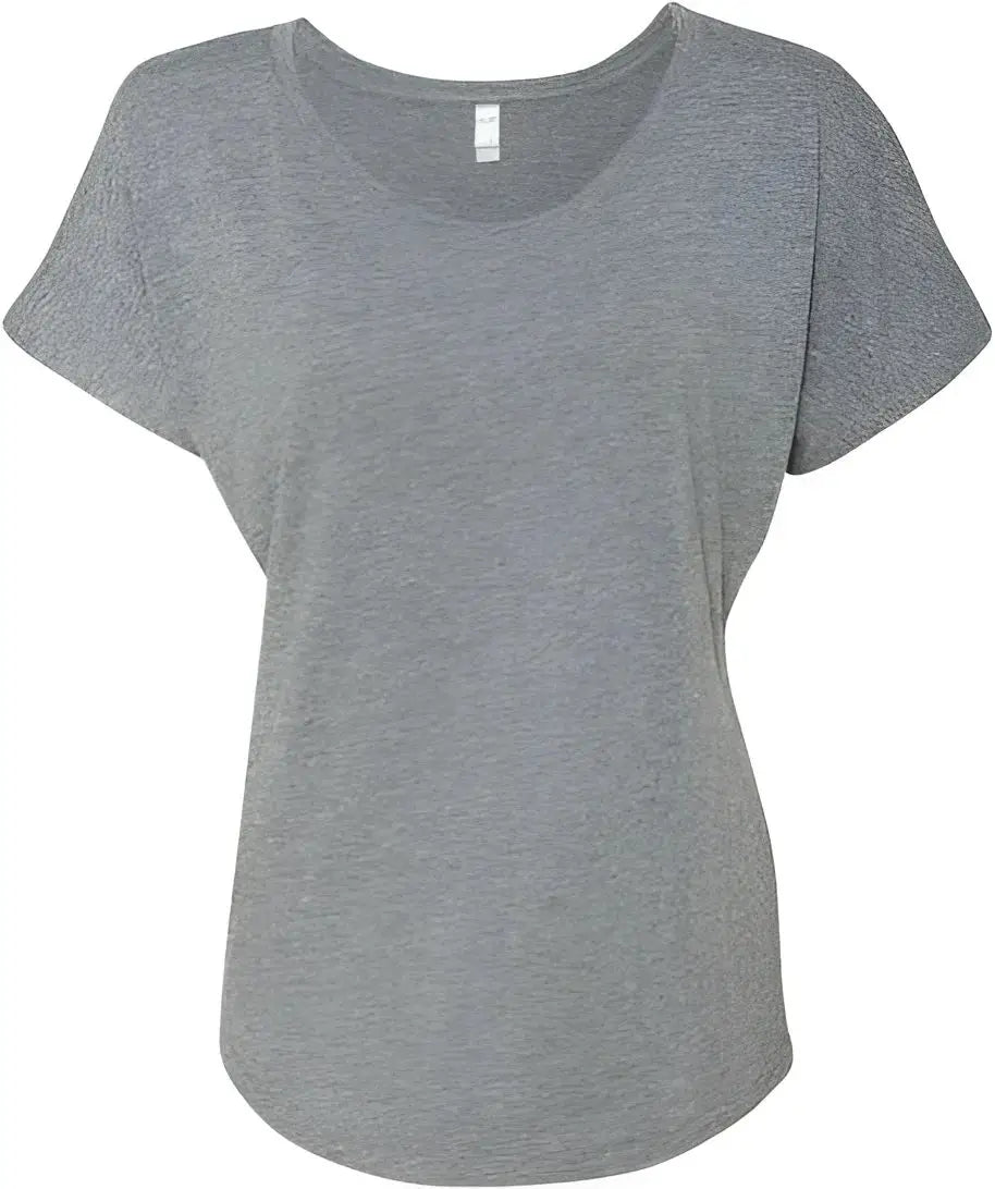 Next Level 6760 Women’s Tri-blend Dolman T-shirt - Premium Heather