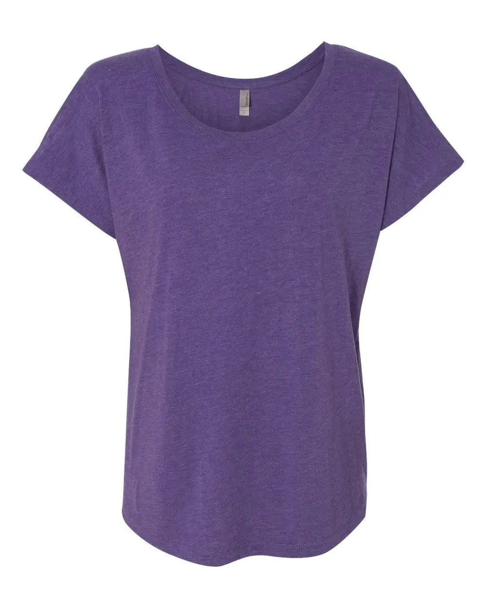 Next Level 6760 Women’s Tri-blend Dolman T-shirt - Purple Rush