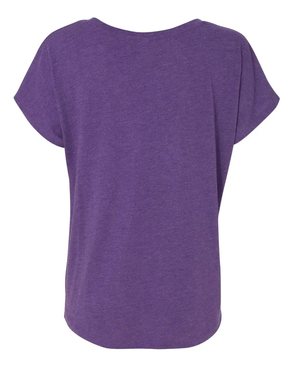 Next Level 6760 Women’s Tri-blend Dolman T-shirt - Purple Rush