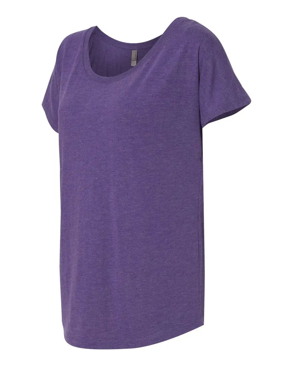 Next Level 6760 Women’s Tri-blend Dolman T-shirt - Purple Rush - Ladies Xs