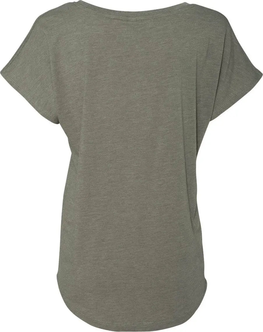 Next Level 6760 Women’s Tri-blend Dolman T-shirt - Venetian Gray