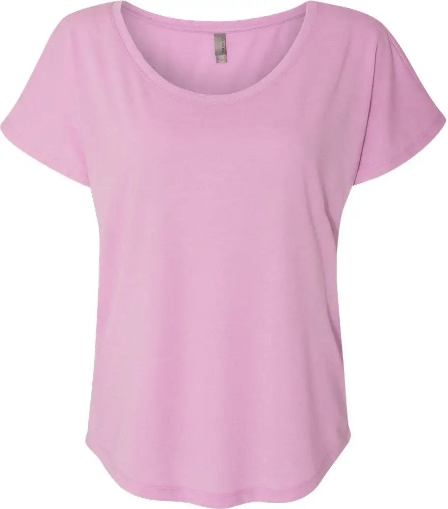 Next Level 6760 Women’s Tri-blend Dolman T-shirt - Vintage Lilac - Ladies Xs