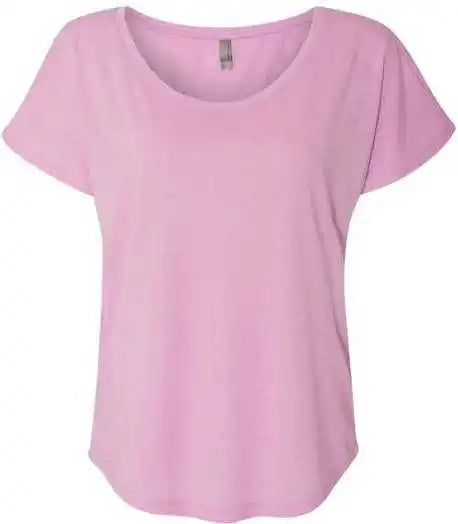 Next Level 6760 Women’s Tri-blend Dolman T-shirt - Vintage Lilac