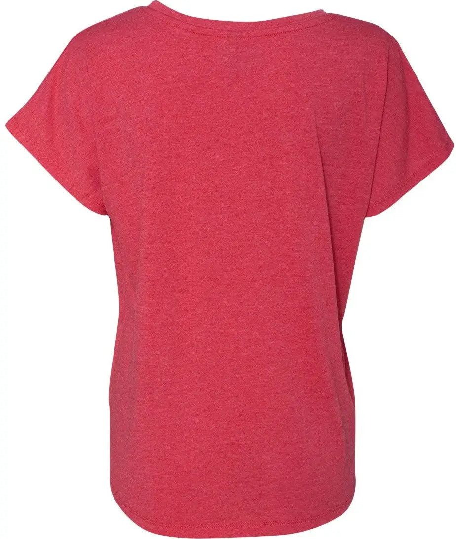 Next Level 6760 Women’s Tri-blend Dolman T-shirt - Vintage Red
