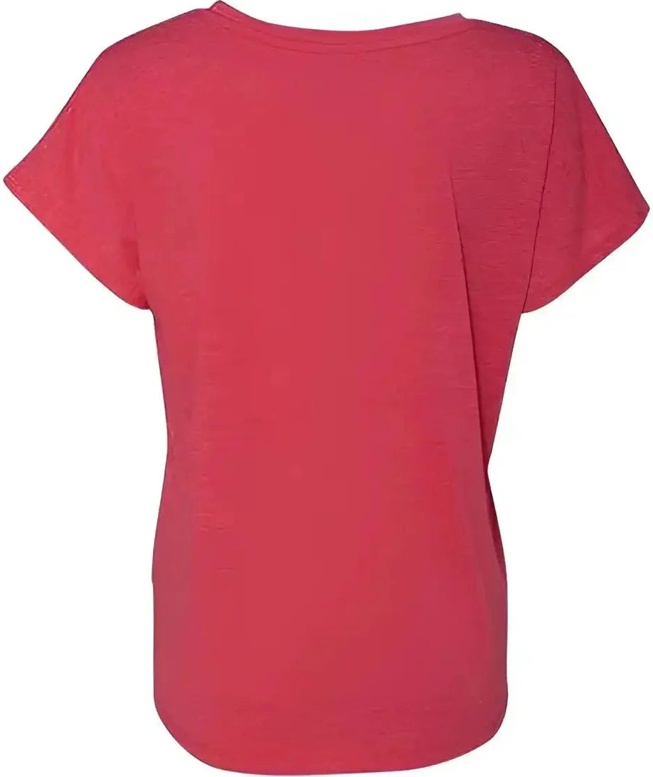 Next Level 6760 Women’s Tri-blend Dolman T-shirt - Vintage Red