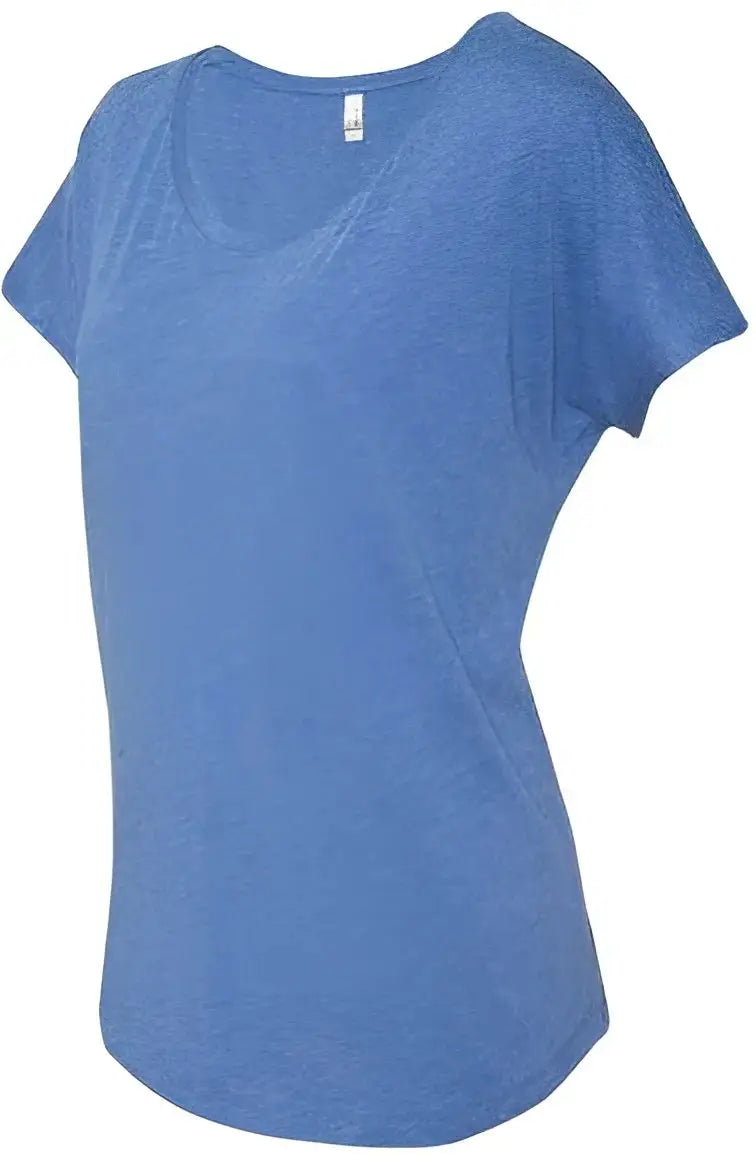 Next Level 6760 Women’s Tri-blend Dolman T-shirt - Vintage Royal