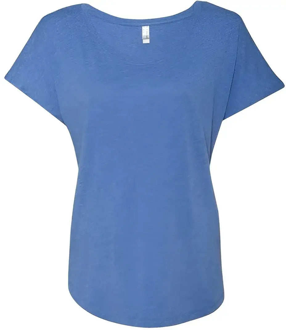 Next Level 6760 Women’s Tri-blend Dolman T-shirt - Vintage Royal