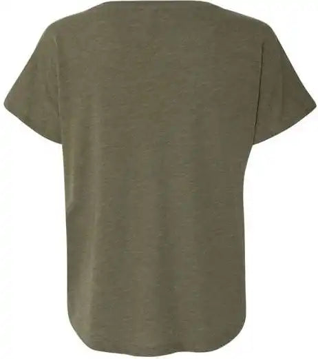 Next Level 6760 Womens Triblend Short Sleeve Dolman - Military Green