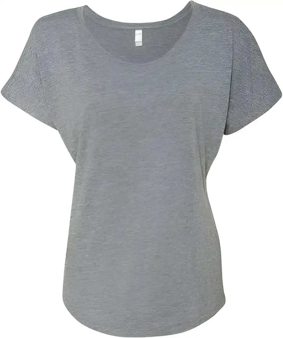 Next Level 6760 Womens Triblend Short Sleeve Dolman - Premium Heather