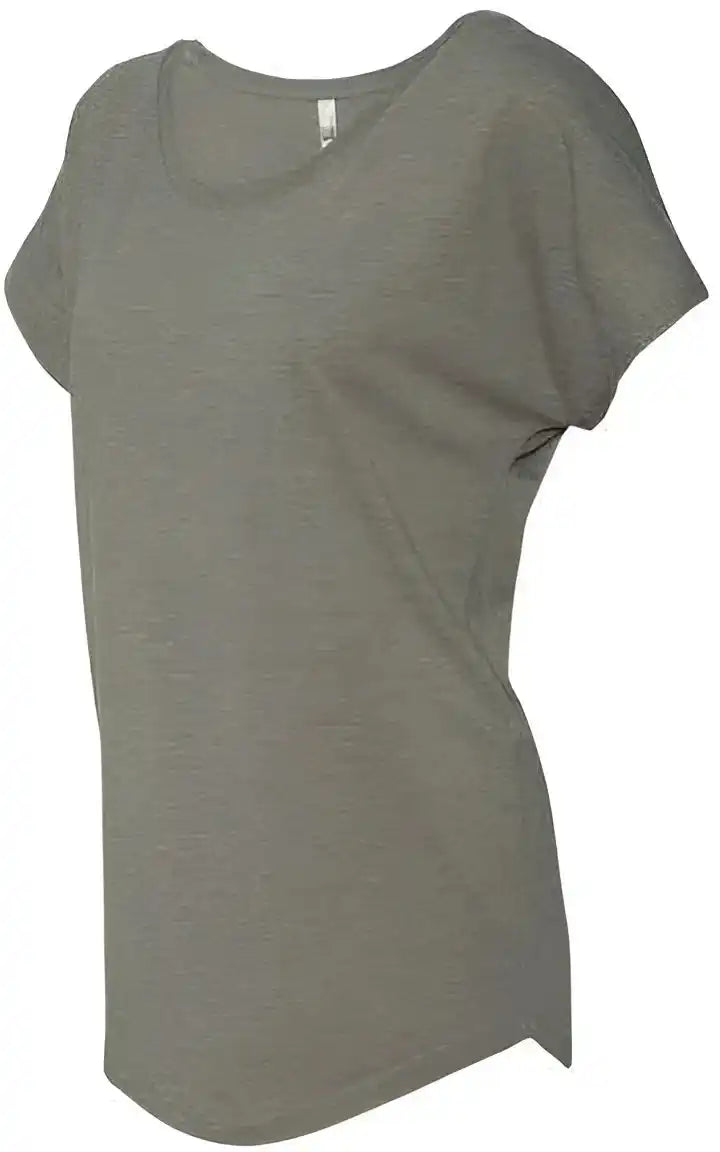 Next Level 6760 Womens Triblend Short Sleeve Dolman - Venetian Grey
