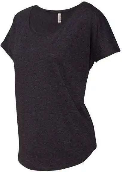 Next Level 6760 Womens Triblend Short Sleeve Dolman Vintage Black