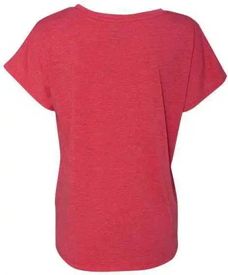 Next Level 6760 Womens Triblend Short Sleeve Dolman Vintage Red