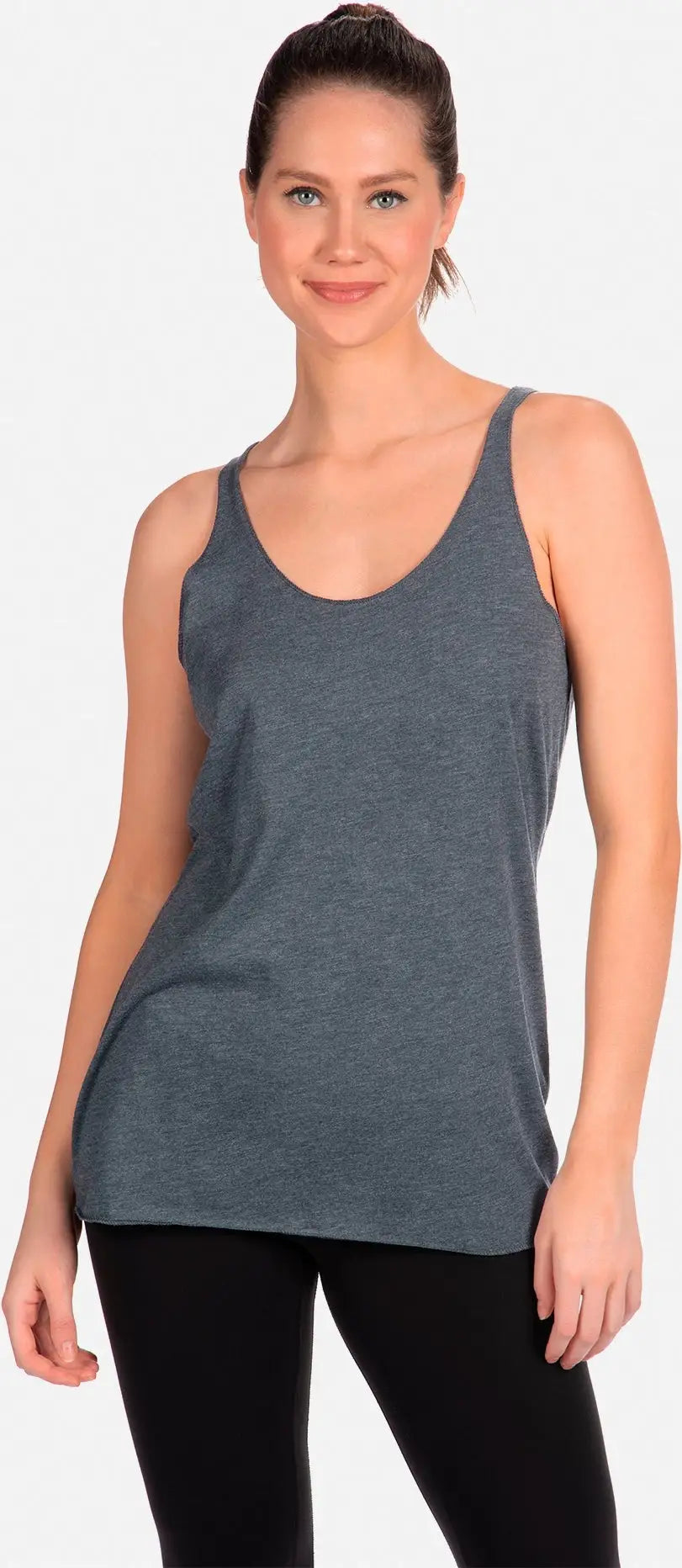 Next Level 6933 Women’s Lightweight French Terry Racerback Tank - Indigo - Navy / Ladies Xs