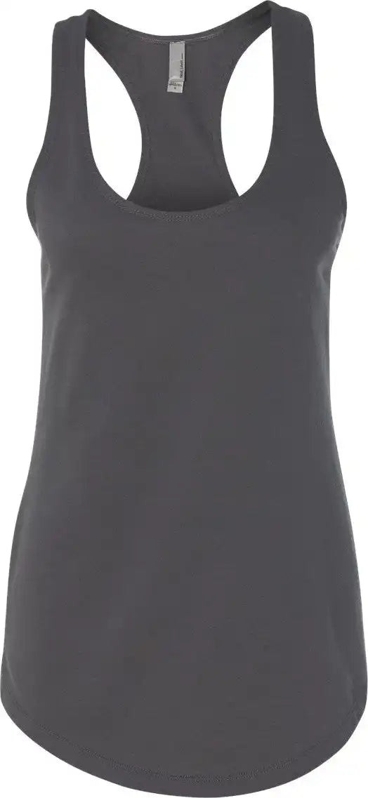 Next Level 6933 Women’s Lightweight French Terry Racerback Tank - Dark Grey - Xs