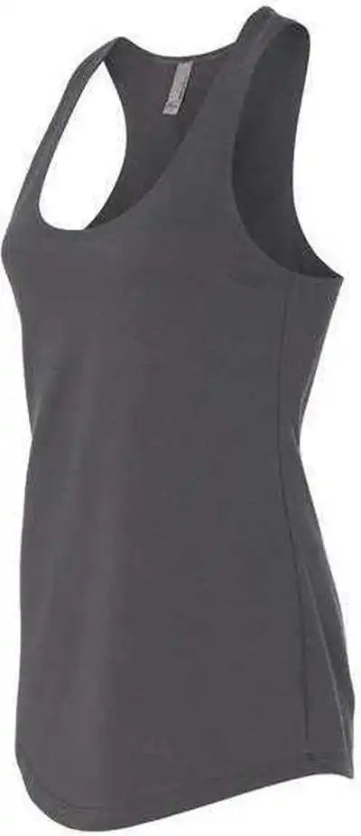 Next Level 6933 Womens Lightweight French Terry Racerback Tank - Dark Gray