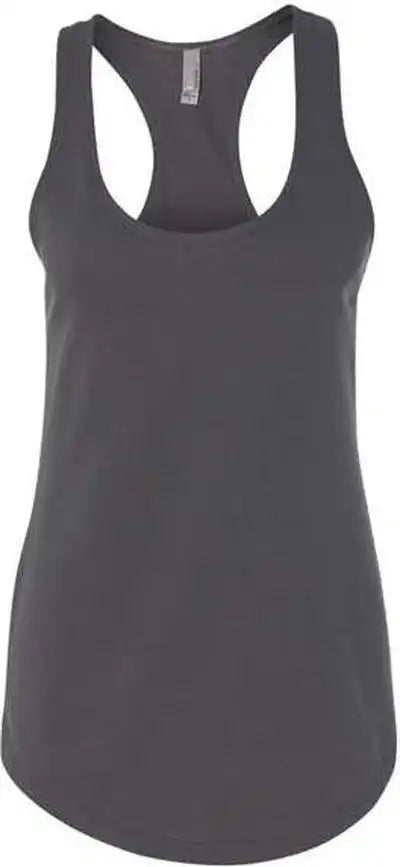 Next Level 6933 Womens Lightweight French Terry Racerback Tank - Dark Gray