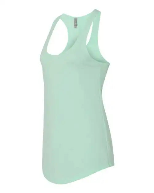 Next Level 6933 Womens Lightweight French Terry Racerback Tank Mint