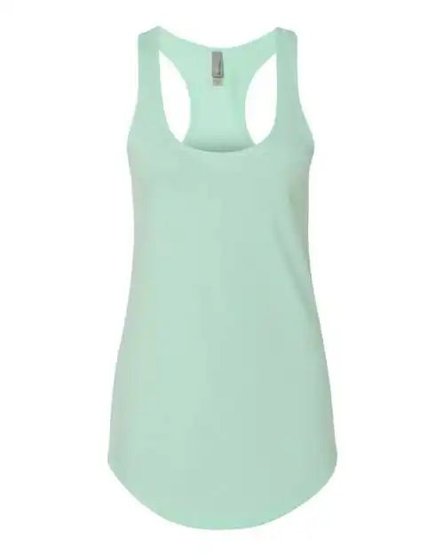 Next Level 6933 Womens Lightweight French Terry Racerback Tank Mint