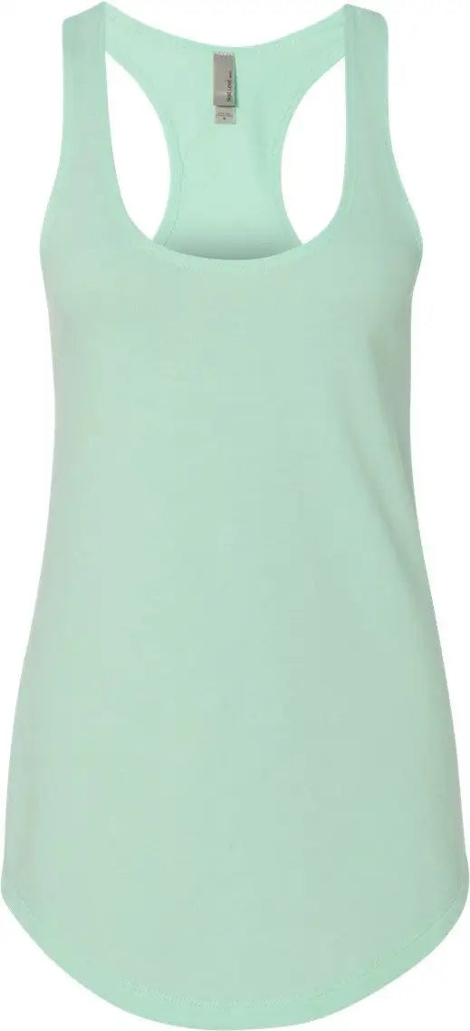 Next Level 6933 Women’s Lightweight French Terry Racerback Tank - Mint - Ladies Xs
