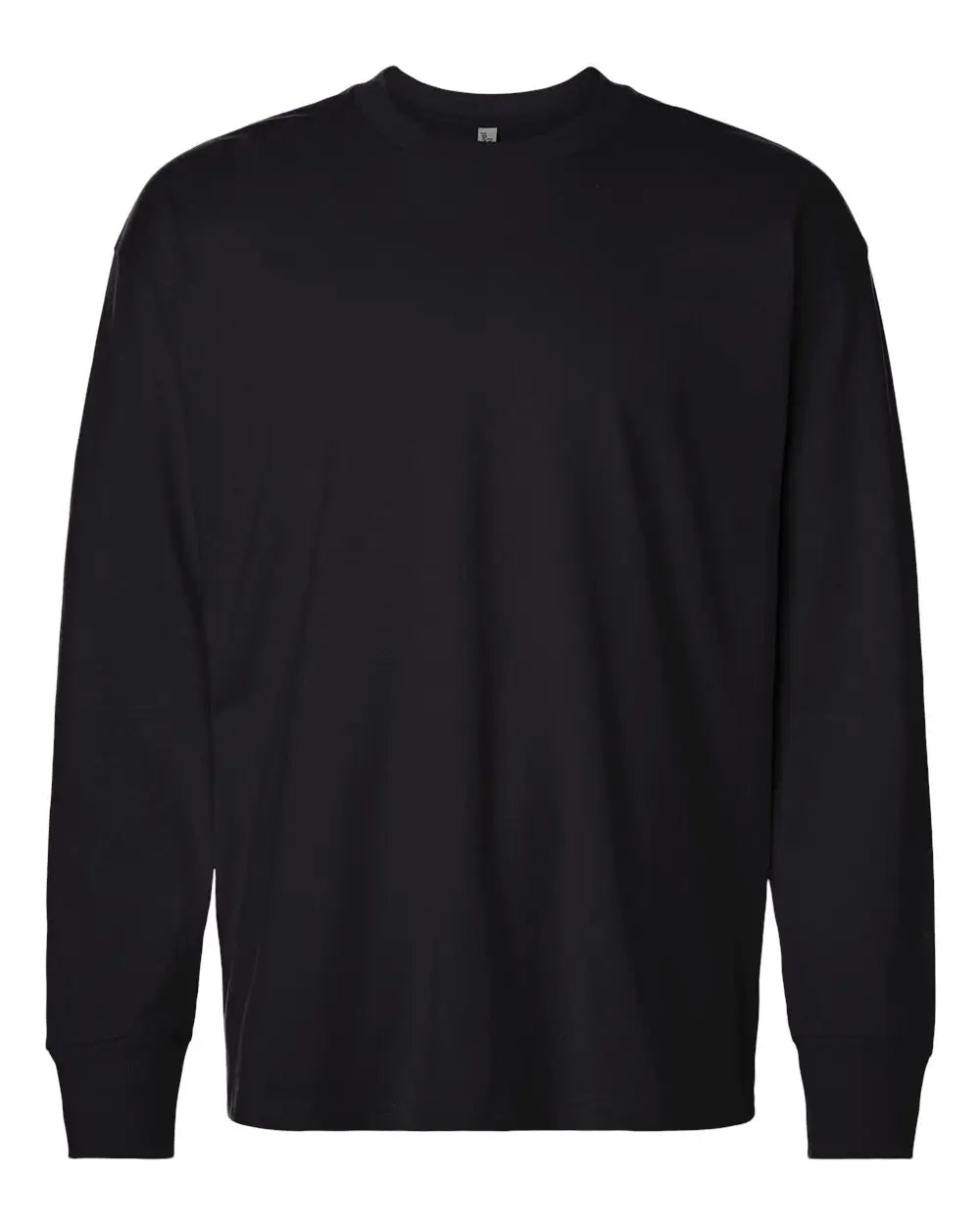 Next Level 7211 Heavyweight Cotton Long Sleeve T-shirt - Black - Adult Xs
