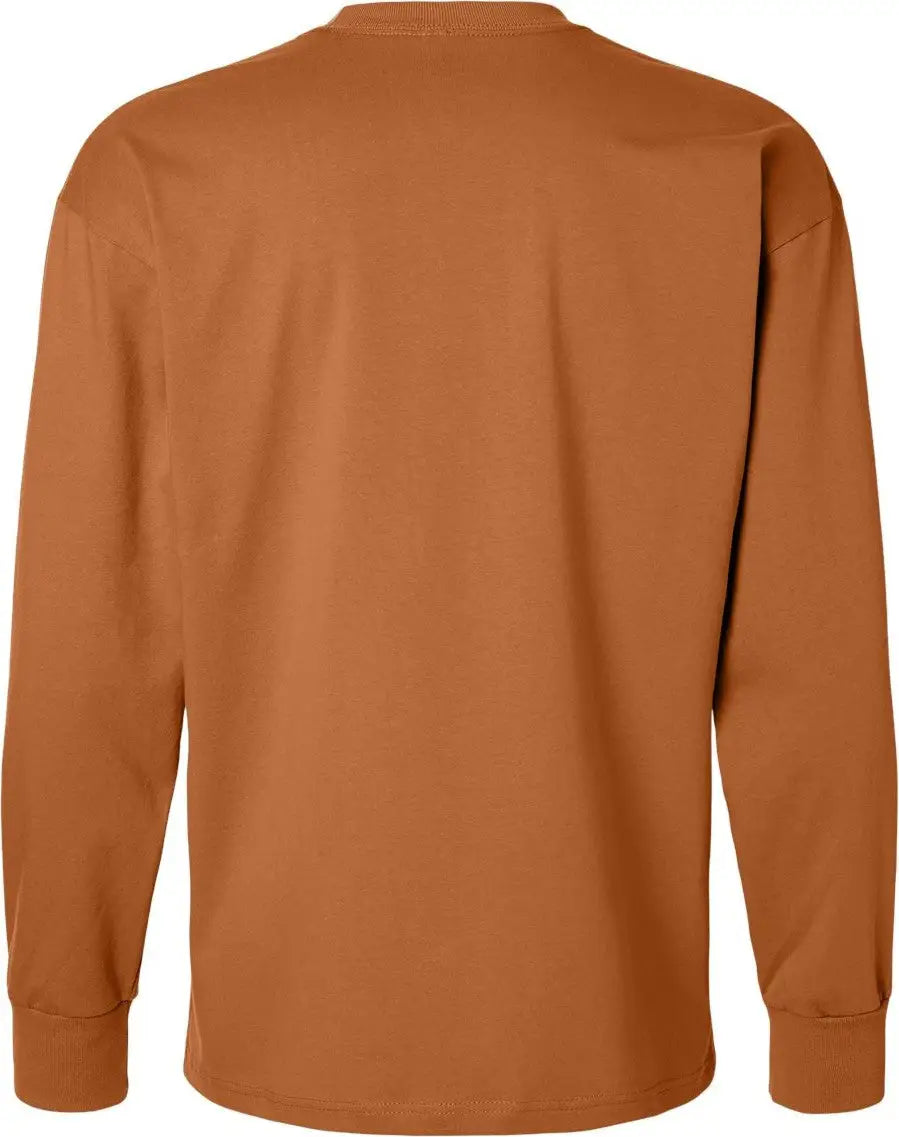 Next Level 7211 Heavyweight Cotton Long Sleeve T-shirt - Clay - Adult Xs