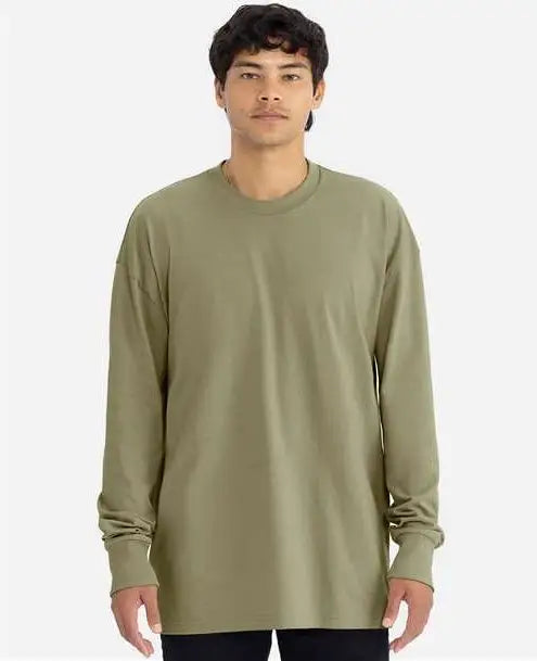 Next Level 7211 Heavyweight Cotton Long Sleeve T-shirt - Light Olive