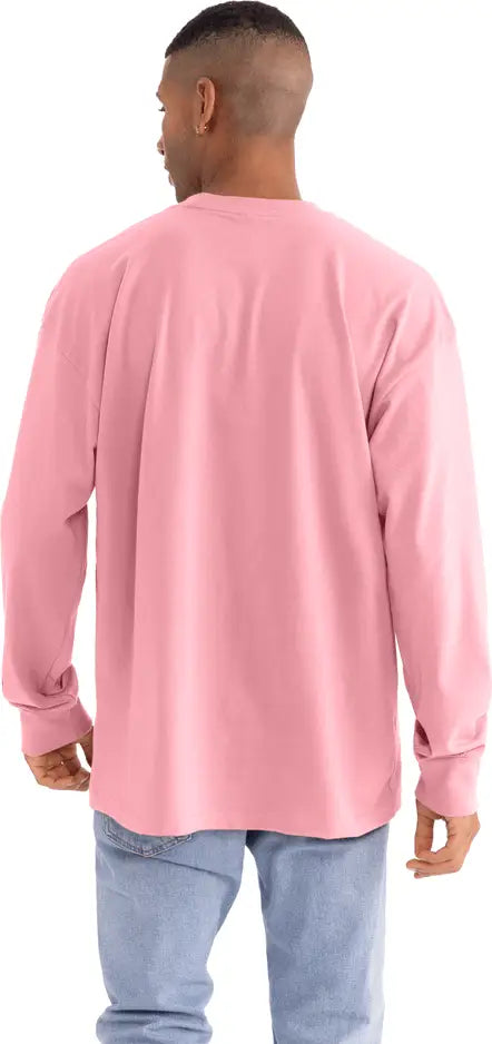 Next Level 7211 Heavyweight Cotton Long Sleeve T-shirt - Light Pink